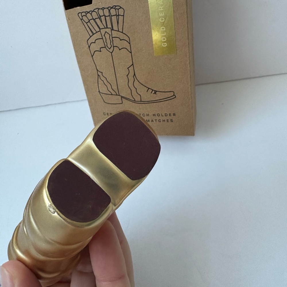 NWT Paddywax Cowboy Boot Match Holder - Picture 3 of 11